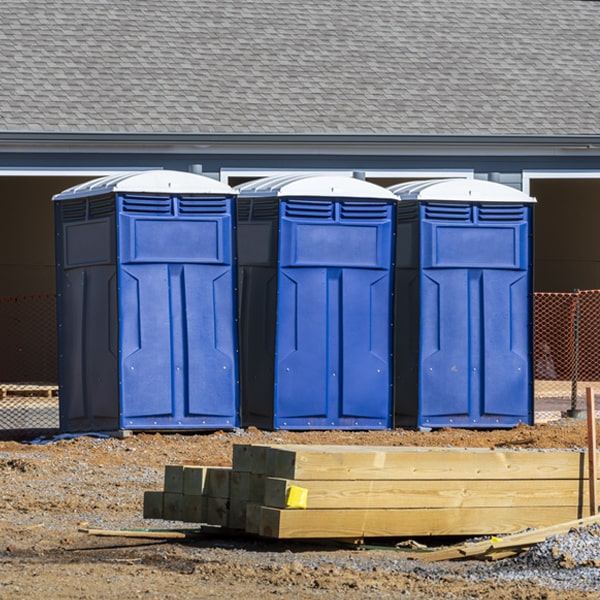 can i customize the exterior of the portable restrooms with my event logo or branding in Central Garage